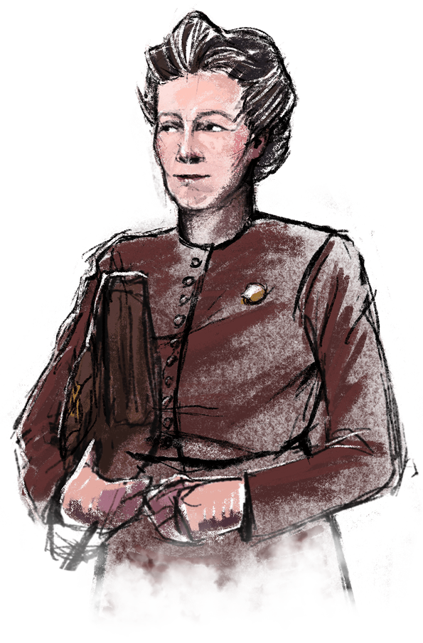 Illustration of Aline Chalufour